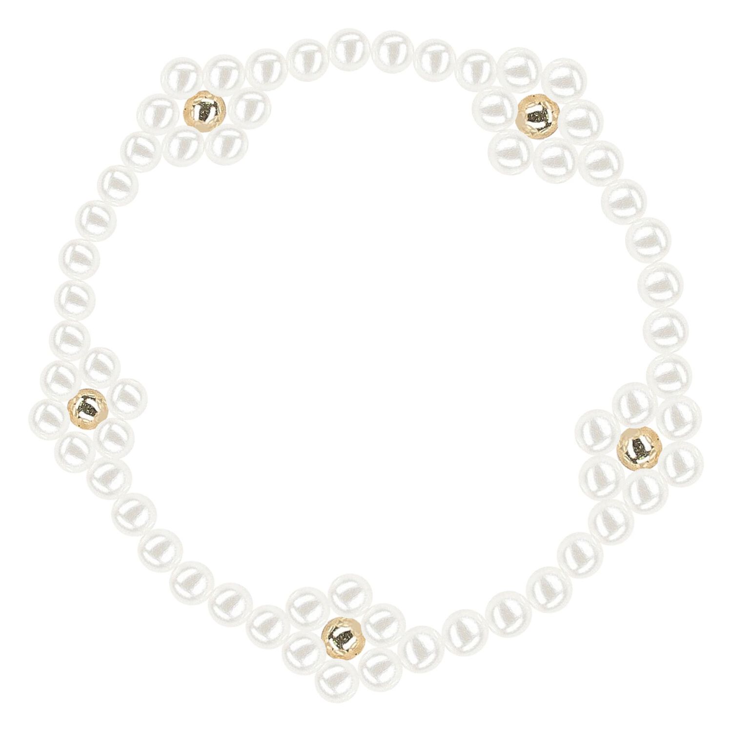 Girls Silver & Pink Bracelets ( 5-Pack ), 1, hi-res