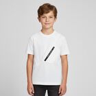 Boys White Belt Bag T-Shirt, 2, hi-res