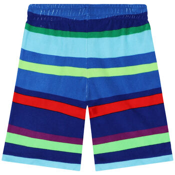 Boys Multi-Colored Logo Shorts