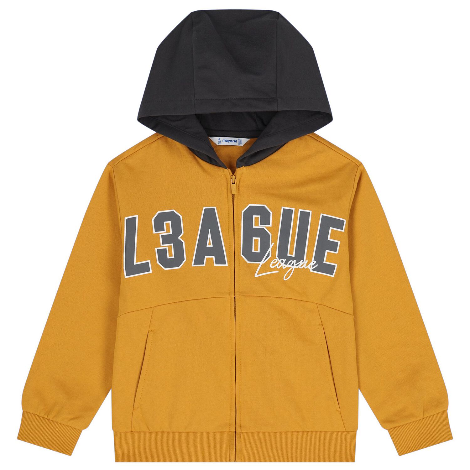 Boys Yellow & Grey Tracksuit Set (3 Piece), 1, hi-res