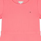 Girls Pink Logo Dress, 2, hi-res