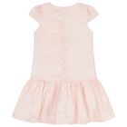 فستان بنات بالشعار باللون الوردى , 1, hi-res