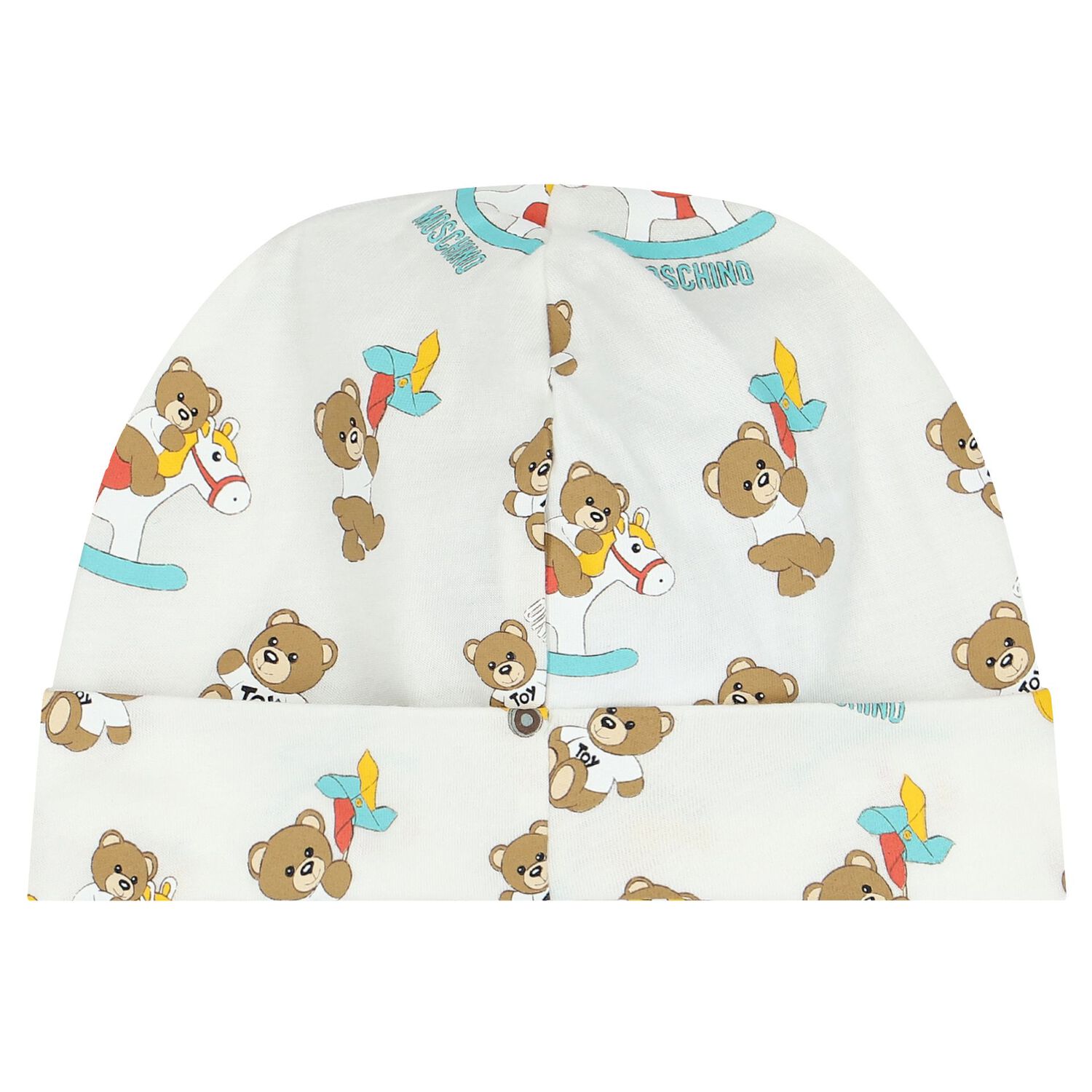 Ivory Teddy Bear Logo Babygrow Gift Set, 1, hi-res