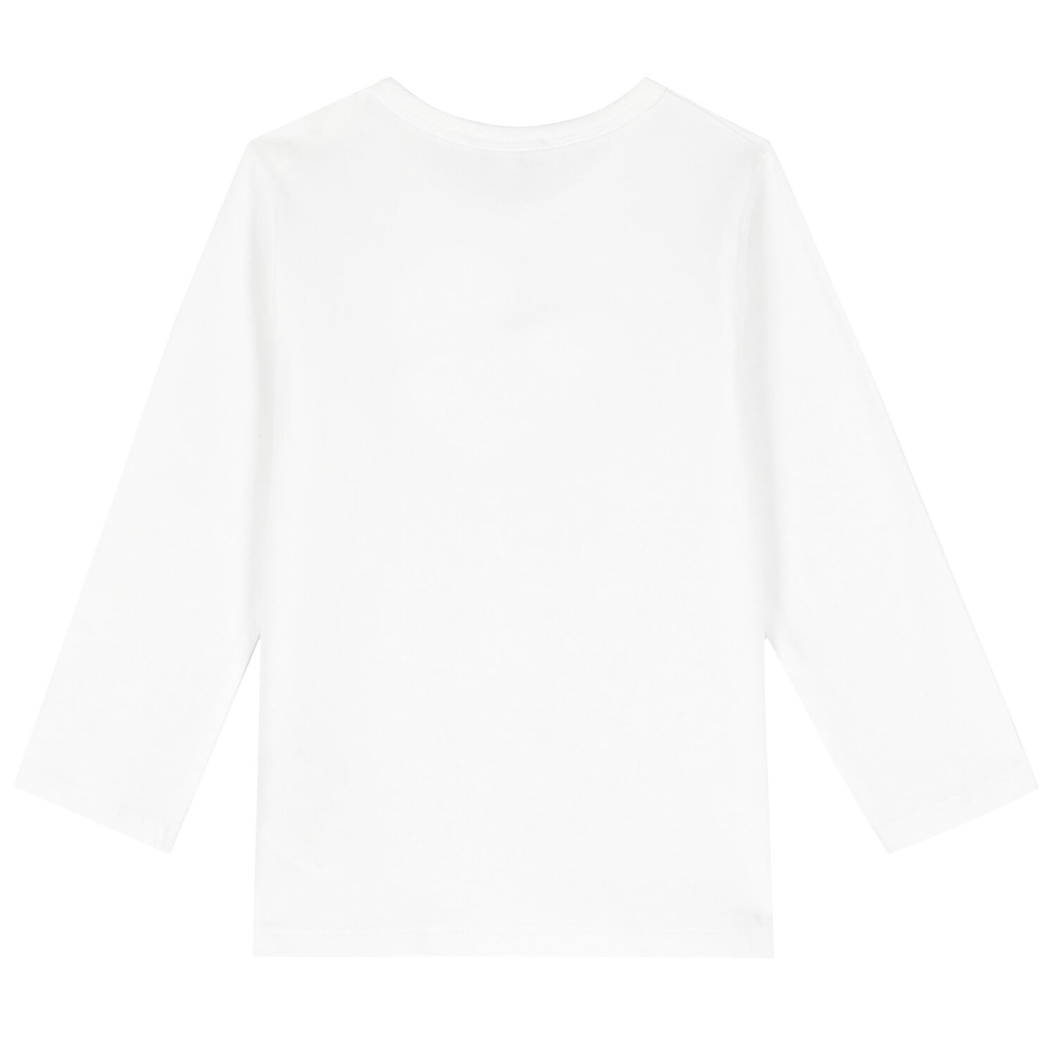 Boys White Teddy Long Sleeve Top, 1, hi-res image number null