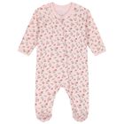 Baby Girls Pink Floral Babygrow Gift Set, 1, hi-res