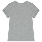Girls Grey Logo T-Shirt, 1, hi-res