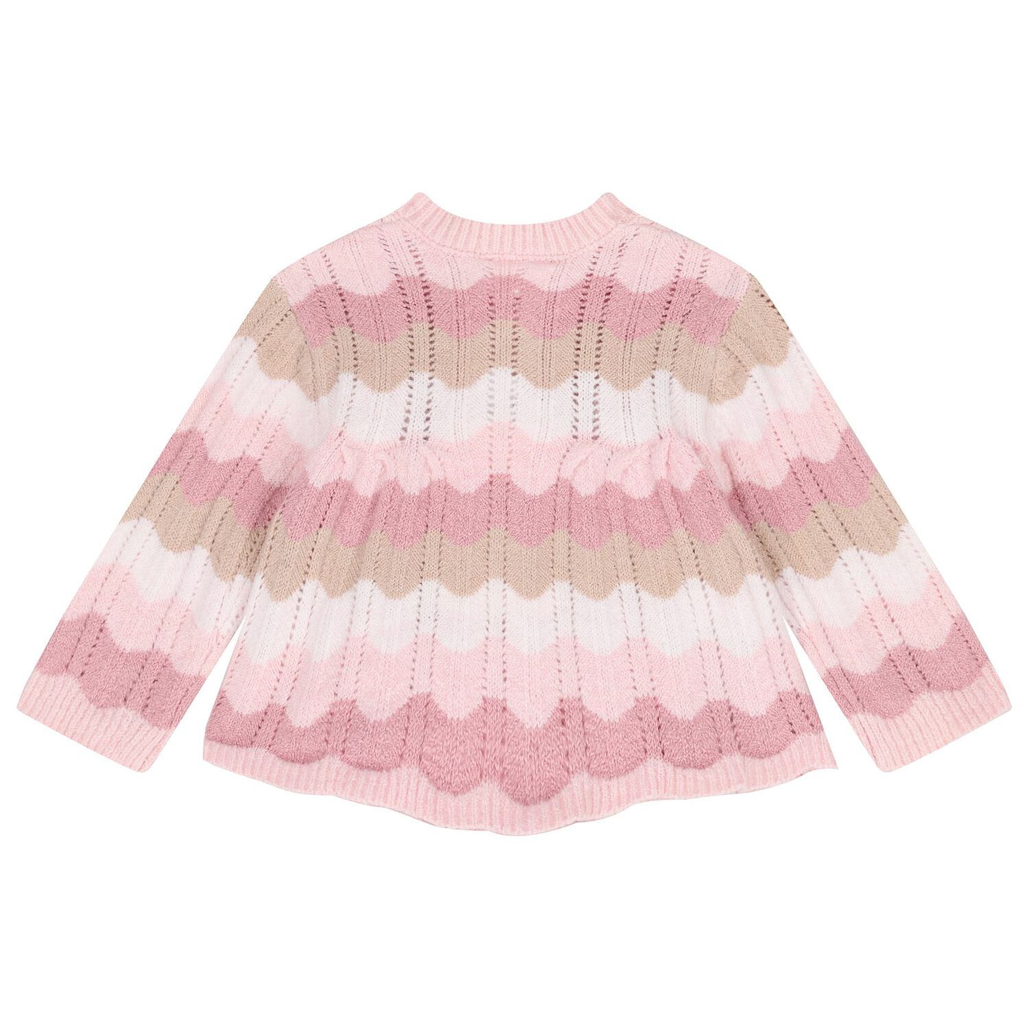 Baby Girls White & Pink Dungaree Gift Set, 1, hi-res