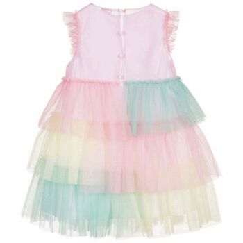 Girls Rainbow Tulle Dress