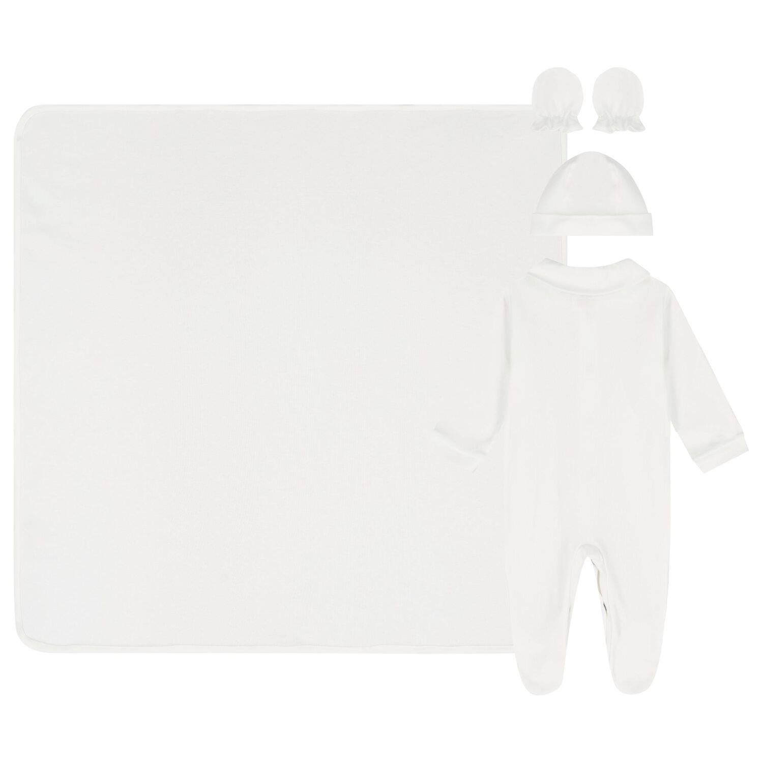 Ivory Teddy Bear Babygrow Gift Set, 2, hi-res