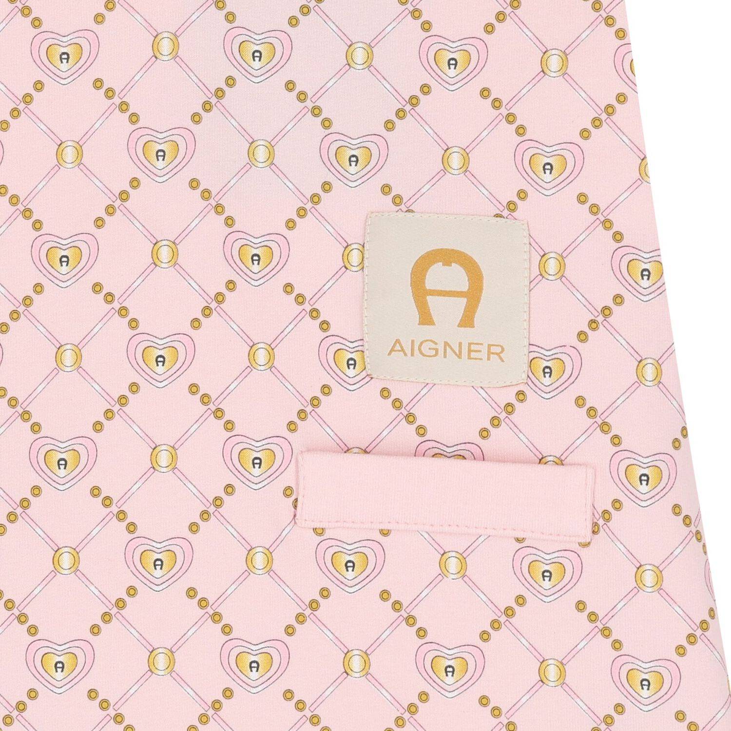 Younger Girls Pink Logo Polo Dress, 2, hi-res