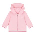 Baby Girls Pink Logo Tracksuit, 1, hi-res