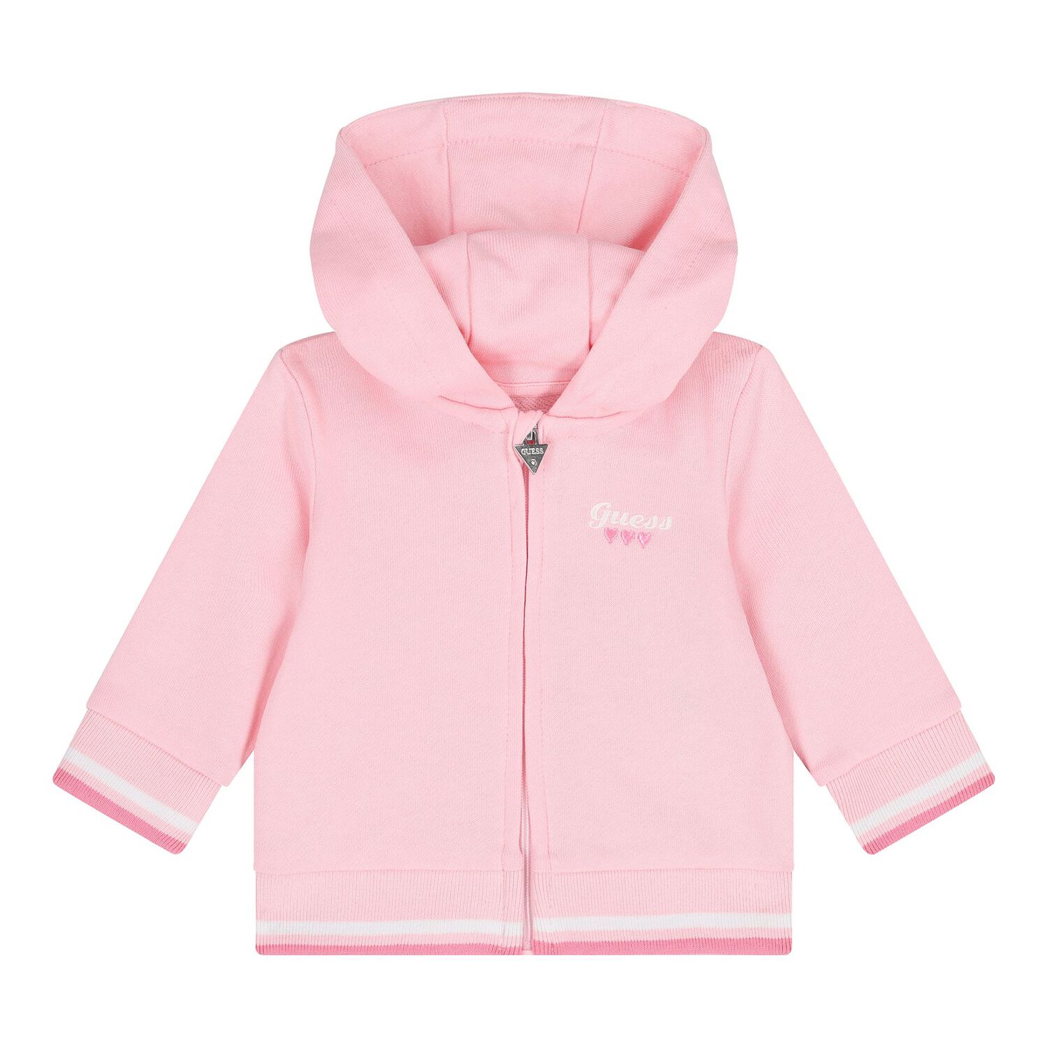 Baby Girls Pink Logo Tracksuit, 1, hi-res image number null