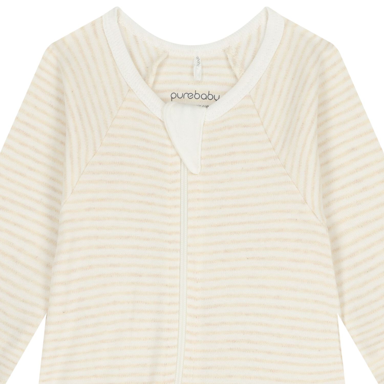 White & Beige Babygrows ( 4 Pack ), 3, hi-res