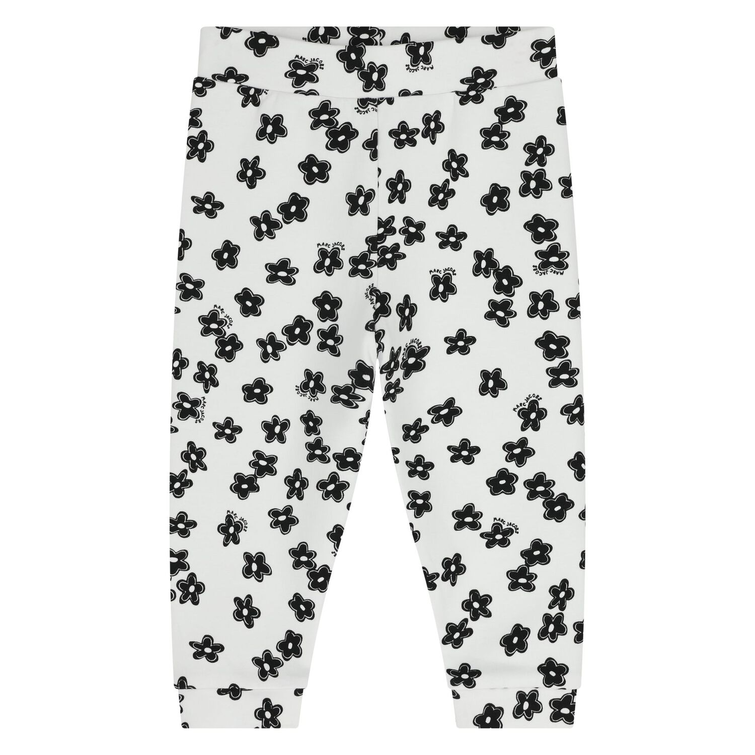 Younger Girls Pink & White Flower Leggings Set, 1, hi-res