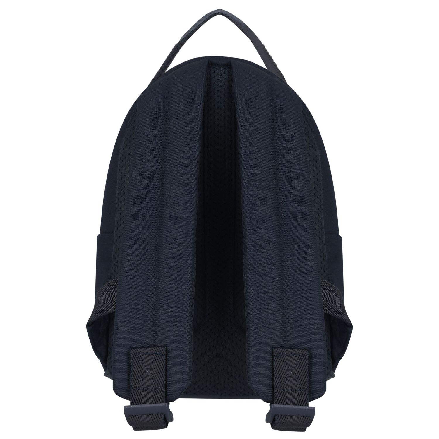 Boys Navy Blue Logo Canvas Backpack, 1, hi-res