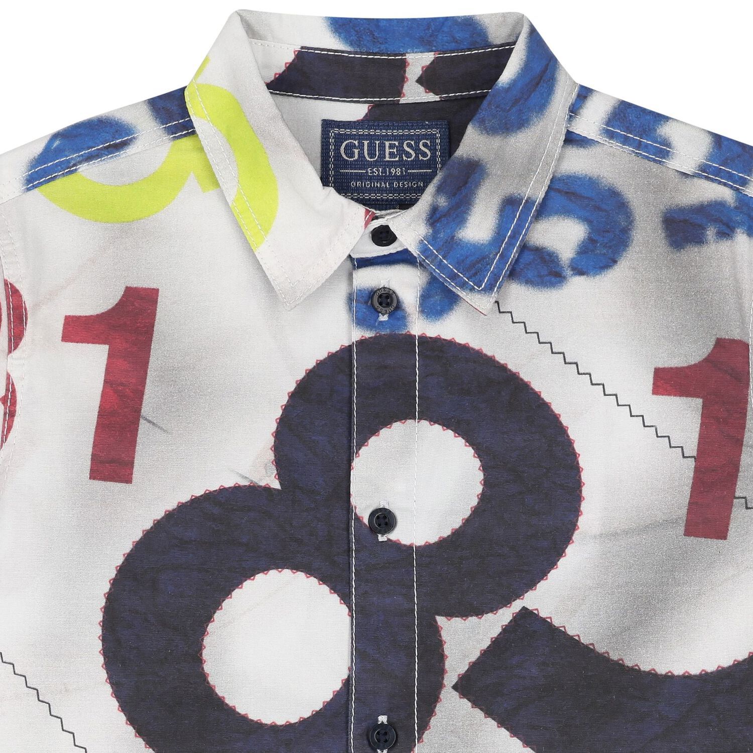 Boys Multi-Coloured Logo Shirt, 1, hi-res