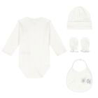 Baby Boys Blue Bodysuit Gift Set, 3, hi-res