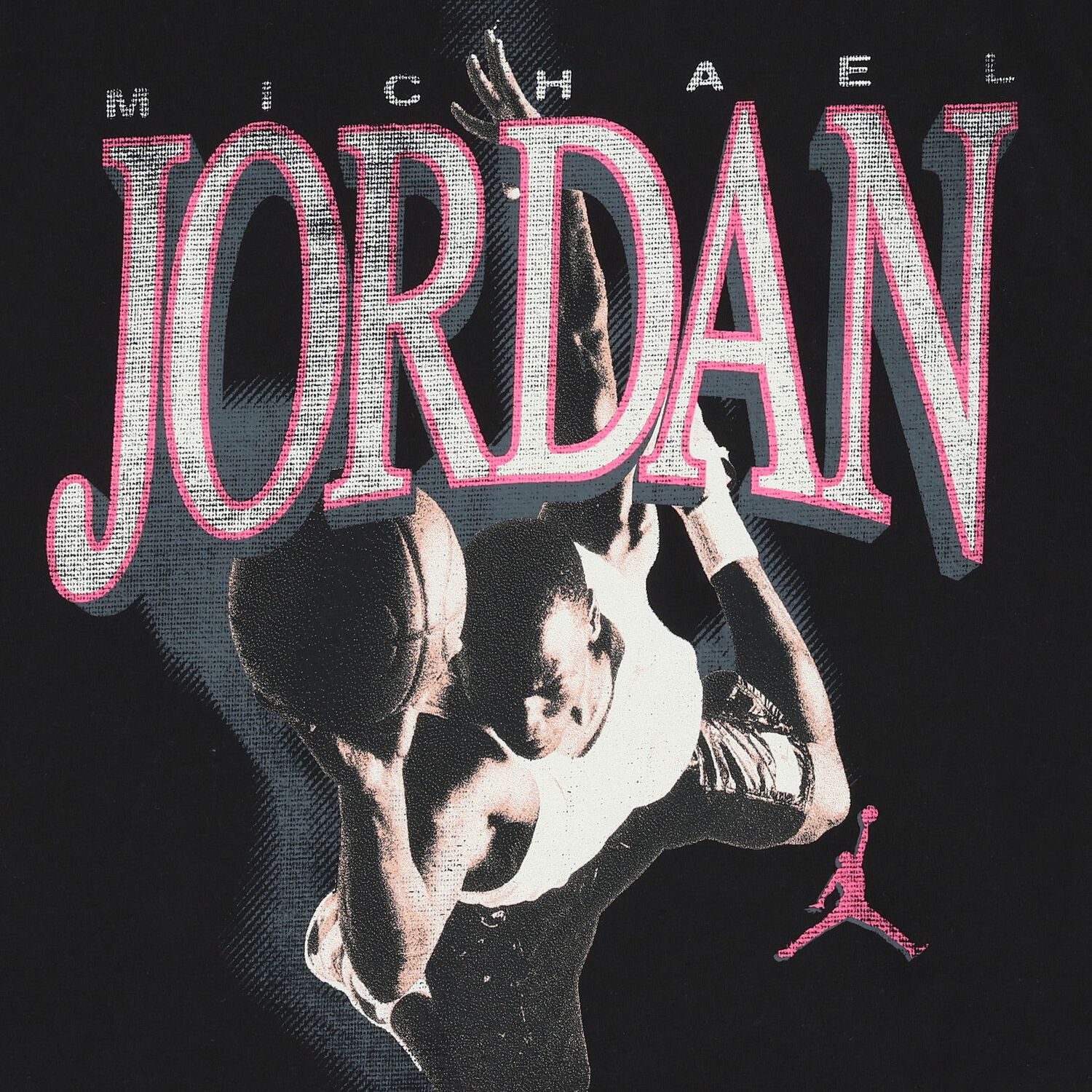 تيشيرت اولاد بشعار جوردان باللون الاسود , 1, hi-res