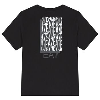 Boys Black Logo T-Shirt