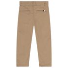 Boys Beige Trousers, 1, hi-res
