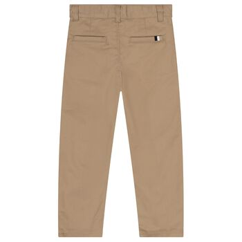 Boys Beige Trousers