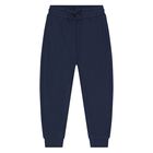 بدلة رياضية للأولاد الصغار مكونة من 3 قطع بتصميم دب تيدي، باللون العاجي والأصفر والأزرق الداكن, 1, hi-res