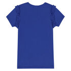 Girls Blue Floral Legging Set, 1, hi-res