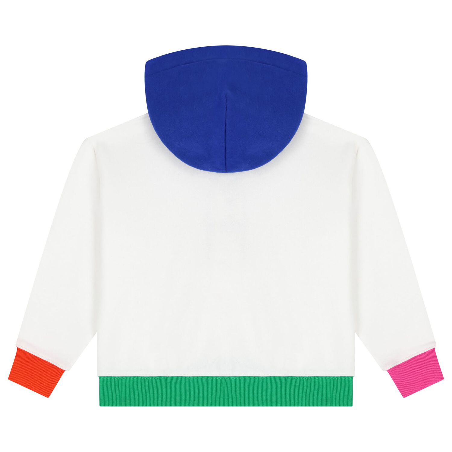 Girls White Polo Bear Hooded Top, 1, hi-res image number null