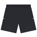 Boys Black Miler Logo Dri-Fit Shorts, 1, hi-res