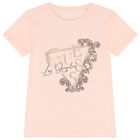 Girls Pink Logo T-Shirt, 2, hi-res