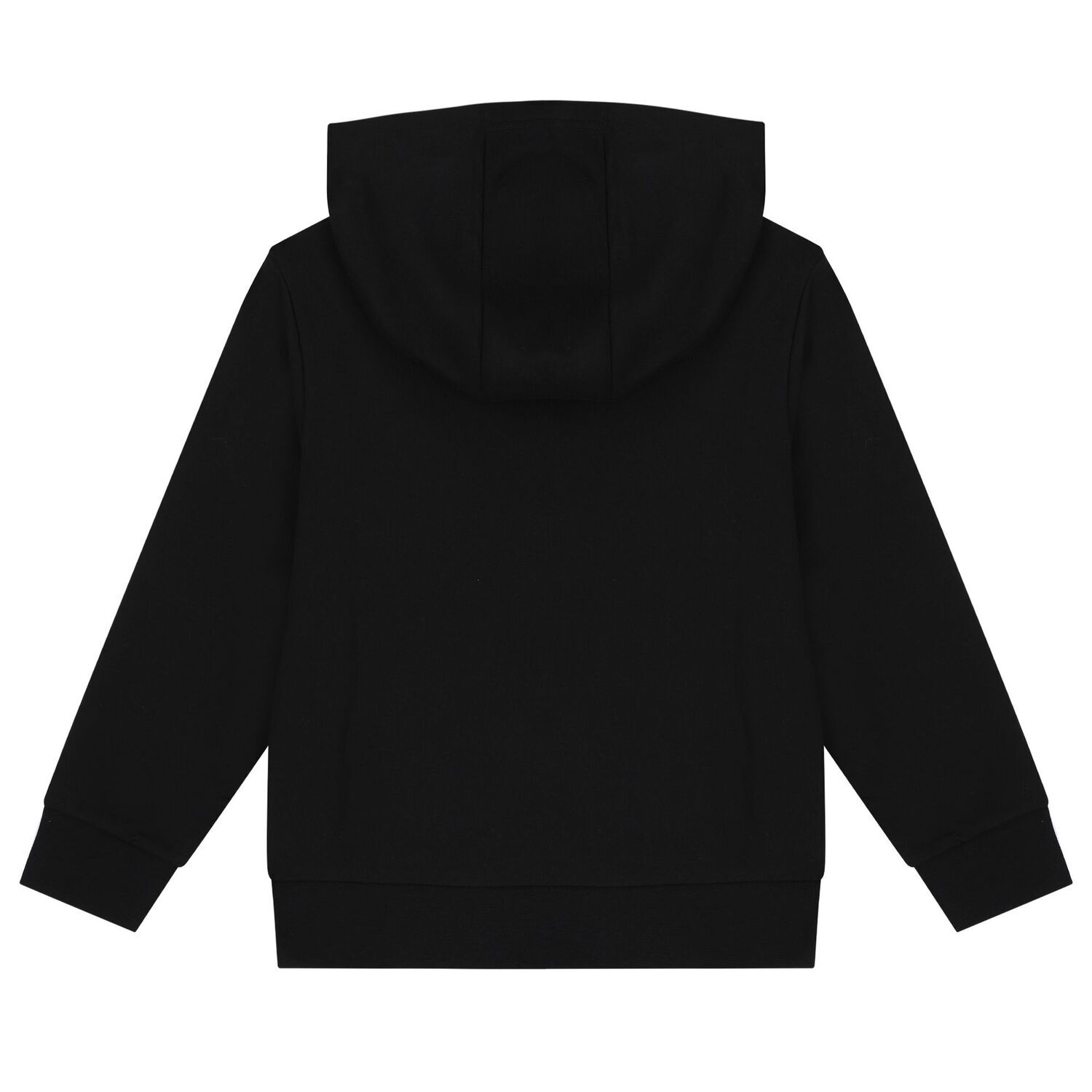 Boys Black Logo Hooded Top, 1, hi-res image number null