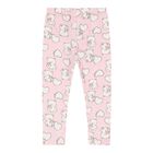 Baby Girls Pink Teddy Bear Leggings Set, 2, hi-res