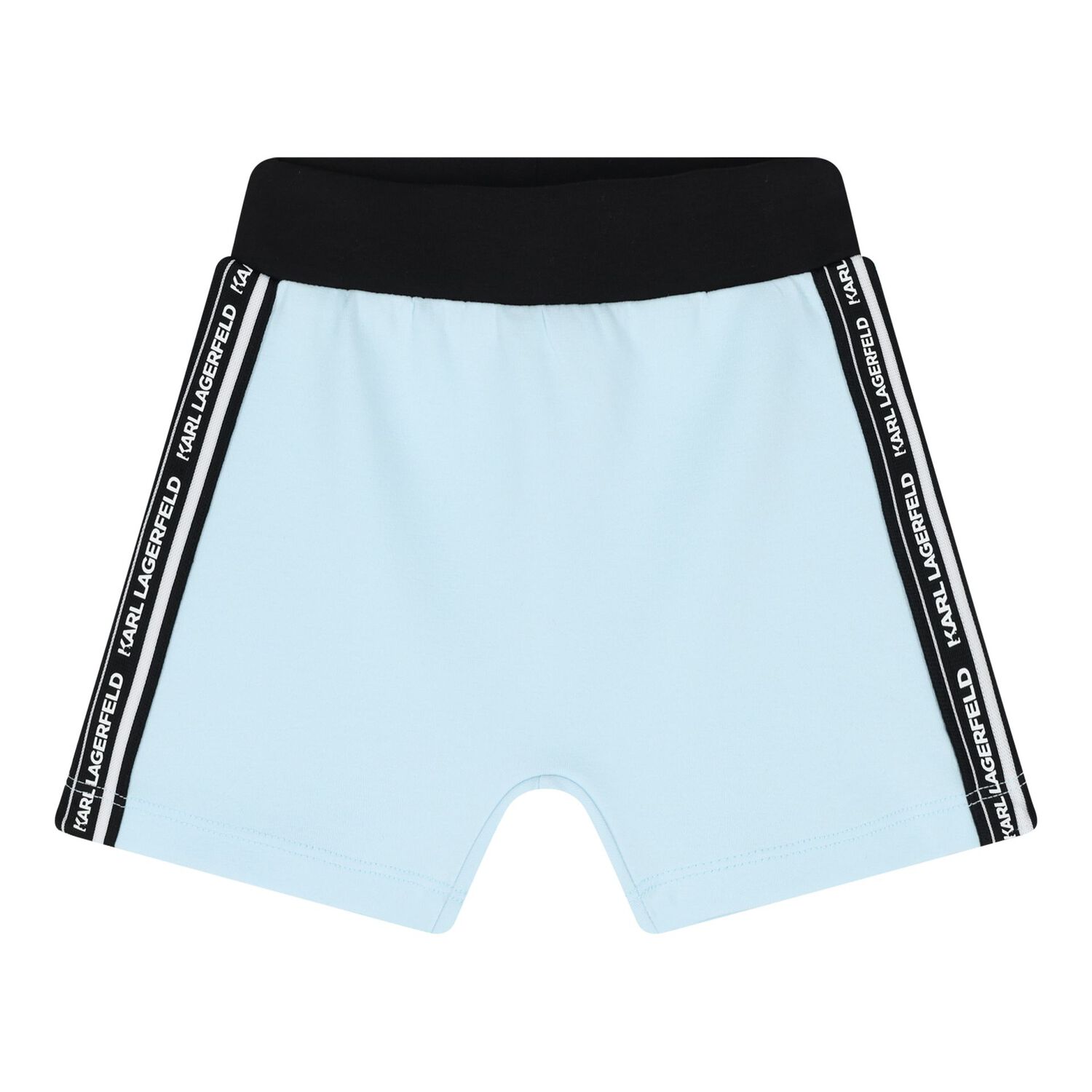 Baby Boys White & Blue Ikonik Shorts Set, 1, hi-res