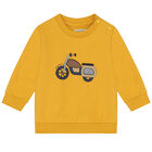 Baby Boys Yellow, Ivory & Navy 3-Piece Tracksuit, 1, hi-res