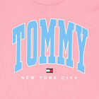 تيشيرت بالشعار باللون الوردي للبنات, 3, hi-res