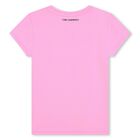 Girls Pink Logo T-Shirt, 1, hi-res