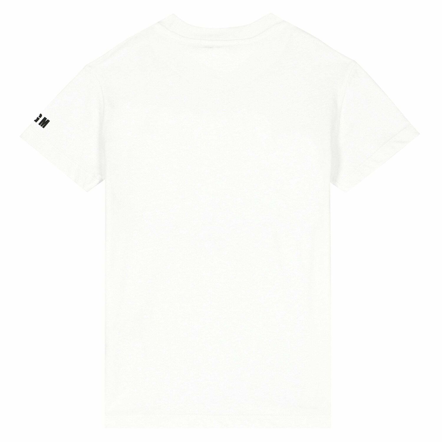 Girls White Logo Embellished T-Shirt, 1, hi-res image number null