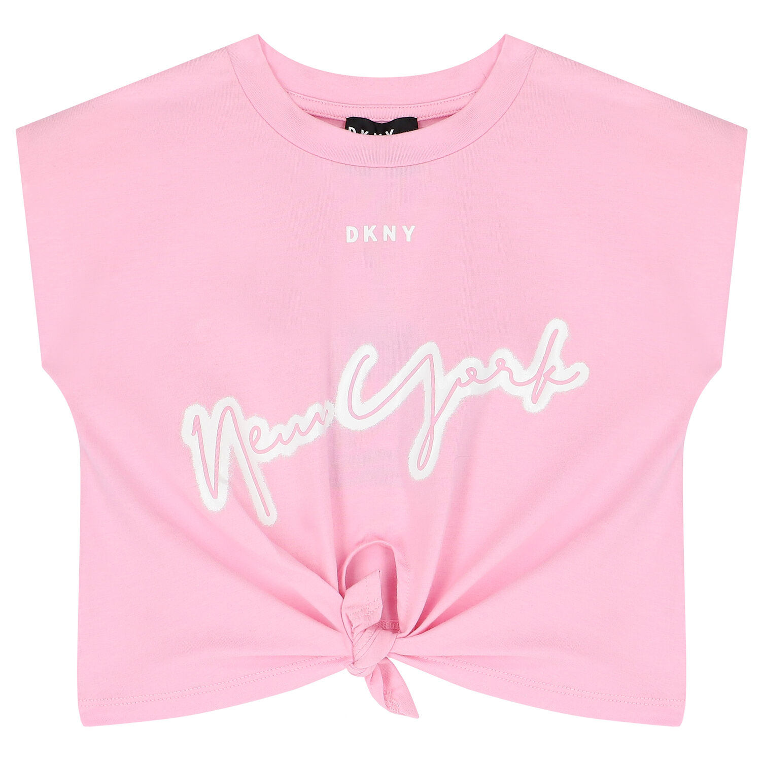 Girls Pink Logo T-Shirt, 3, hi-res
