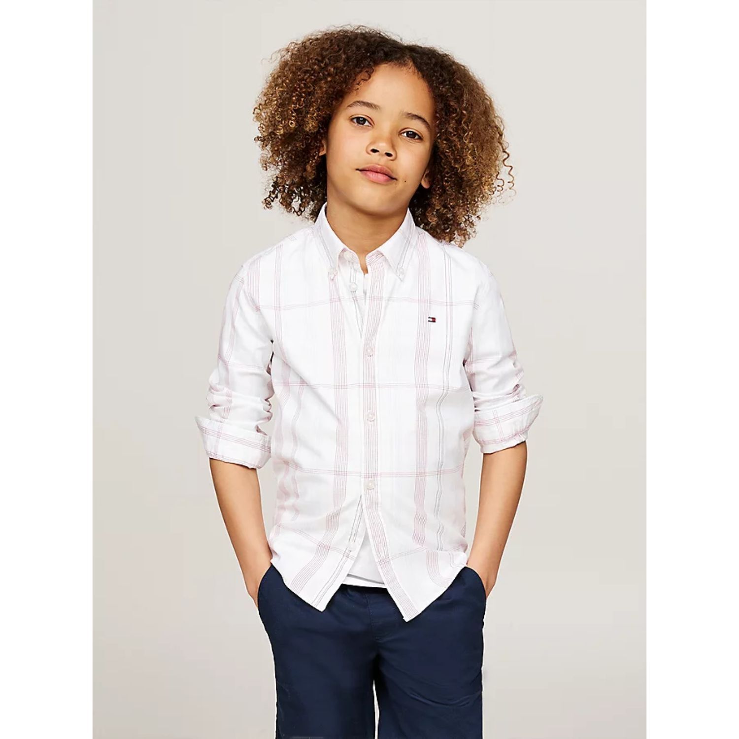 Boys Ivory Logo Shirt, 1, hi-res image number null
