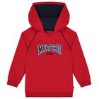 بدلة أولاد رياضية بالشعار باللون الأحمر, 1, hi-res