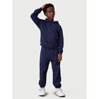 بنطلون رياضي أولاد بالشعار  باللون الكحلي , 1, hi-res