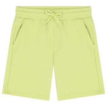 Boys Green Logo Shorts