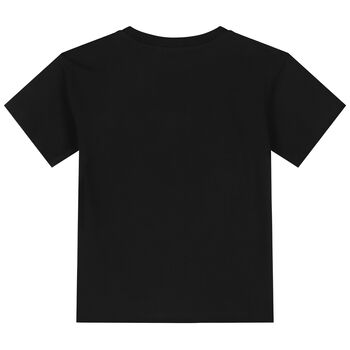 Black Teddy Bear Logo T-Shirt