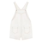 Baby Boys Ivory & Green Dungaree Set, 1, hi-res