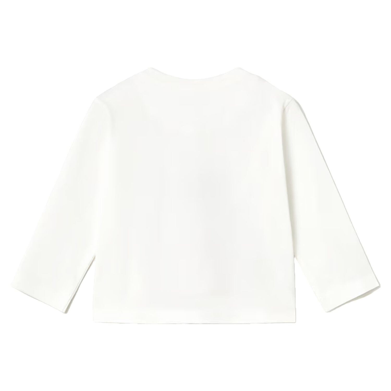 Younger Boys Ivory Tiger Long Sleeve Top, 2, hi-res