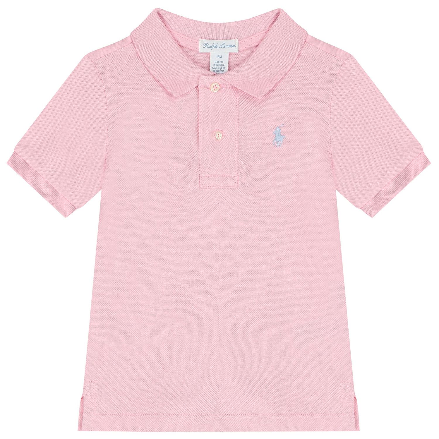 طقم أولاد شورت بالشعار باللون الزهري والأزرق, 1, hi-res