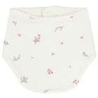 Baby Girls White & Pink Bibs ( 2 Pack ), 2, hi-res