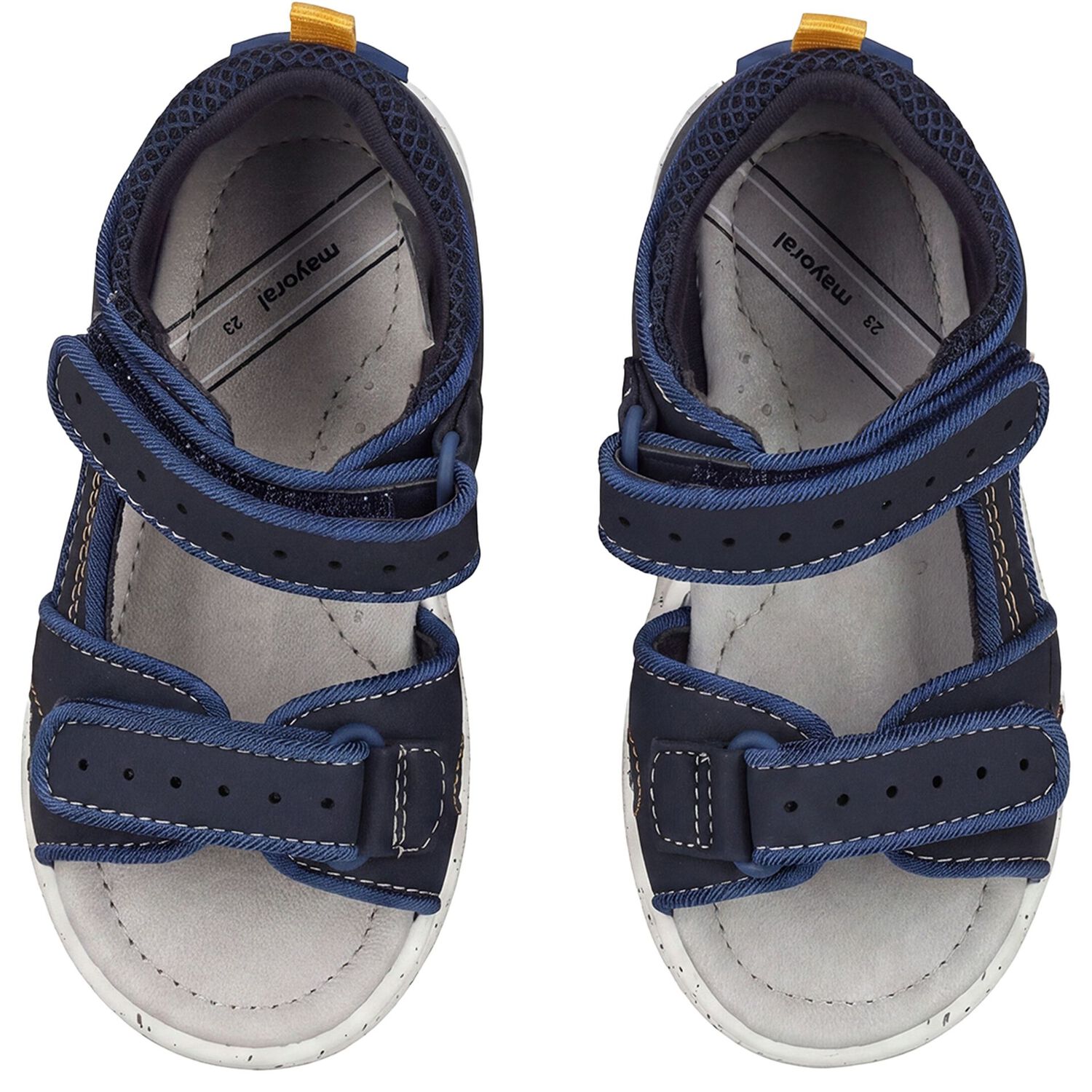 Younger Boys Blue Sandals, 1, hi-res