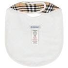 White & Beige Check Baby Bibs ( 3-Pack ), 1, hi-res