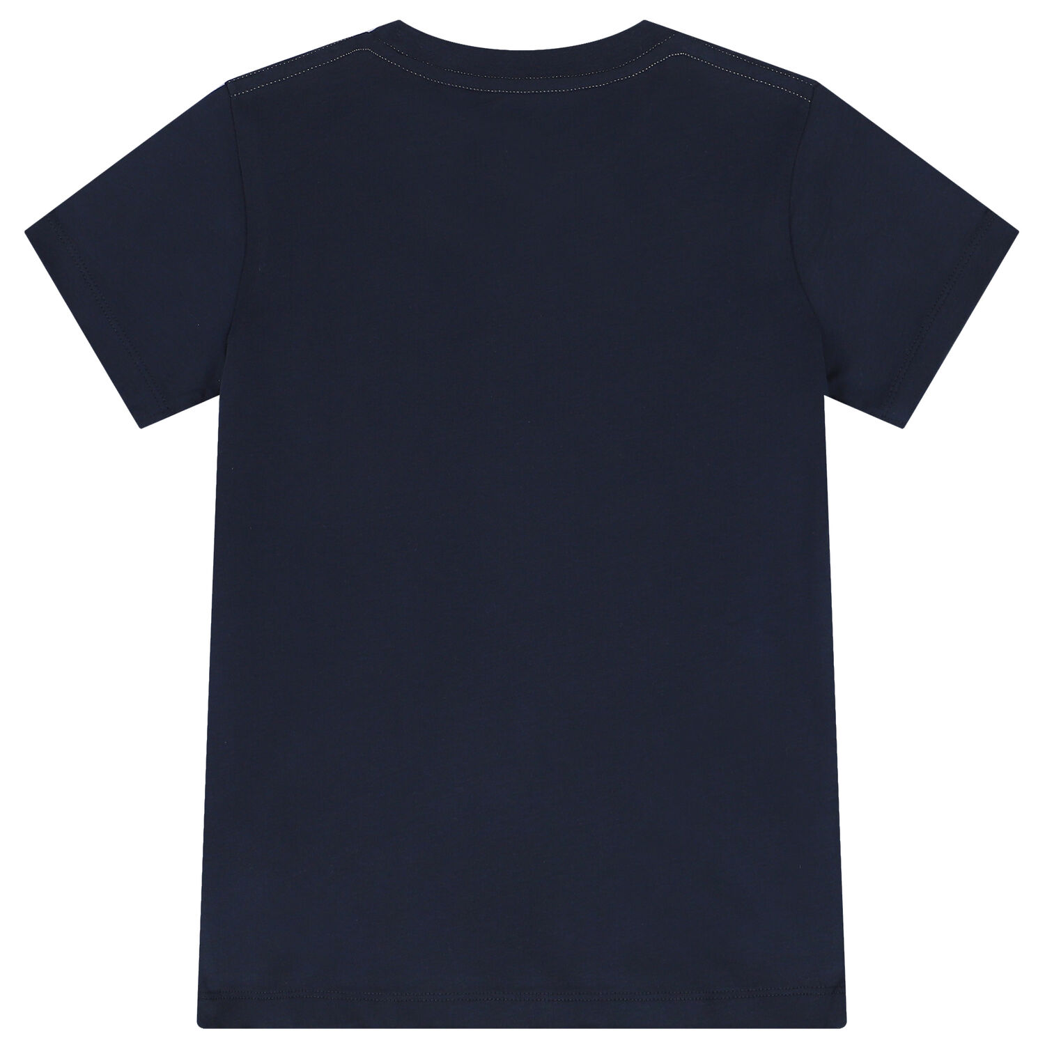 تيشيرت أولاد بالشعار باللون الكحلى, 3, hi-res